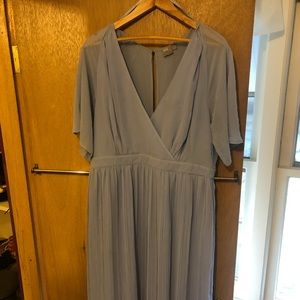 Light blue chiffon dress